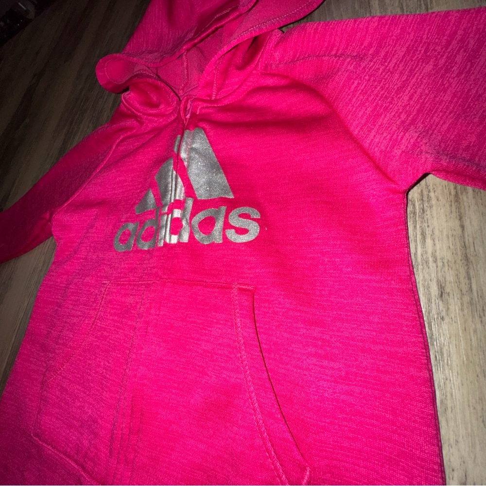 Adidas Pink Winter Romper with Hood - Picture 3 of 7